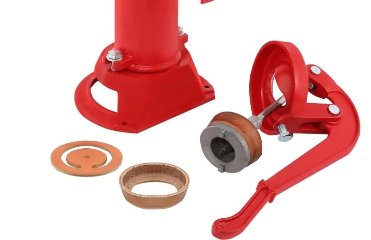 LVACODV Pitcher Pump Leathers Repair Kit Leather Lower Valve Leather & Cup Leather for Pitcher Spout Pump Hand Press Pump (1pcs)