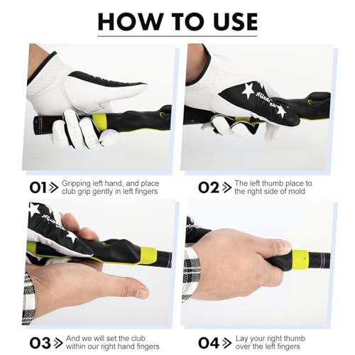 Golf Grip Trainer - Swing Training Aid for Correct Hand Positioning