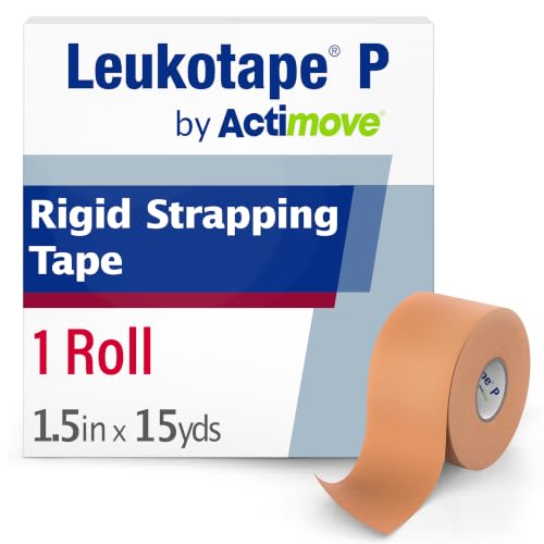 Adhesive Strapping Tape for Sports Injuries – 1.5 in x 15 yds, Tan