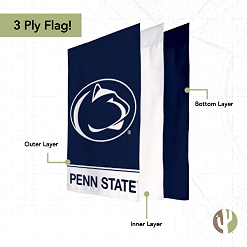 Penn State Nittany Lions Double-Sided Garden Flag Blue - Officially Licensed