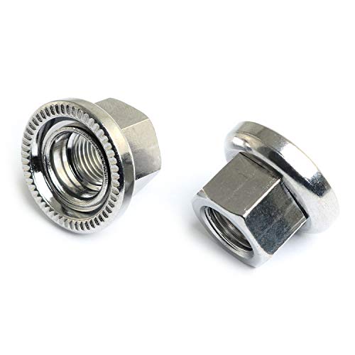 M10 Bike Wheel Hub Axle Nuts - 2PCS 7075 Aluminum Alloy