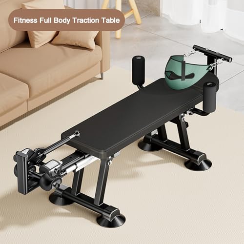 Motorized Spinal Decompression Table for Back Pain Relief - Black