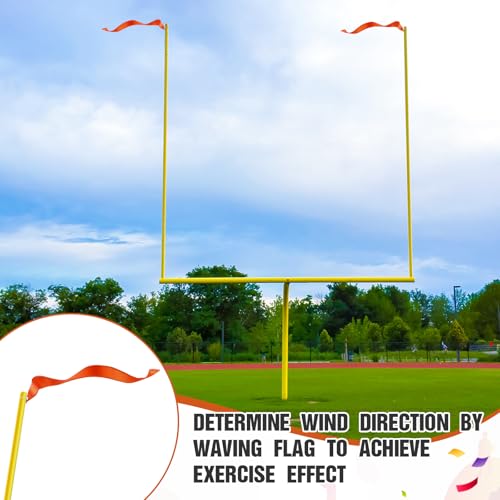 Football Goalpost Wind Flags - 4 Pack with Cable Ties