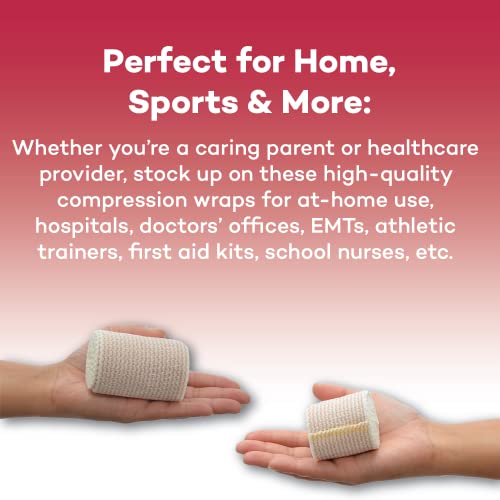 6" Elastic Bandage Wrap with Self-Closure - Pack of 2