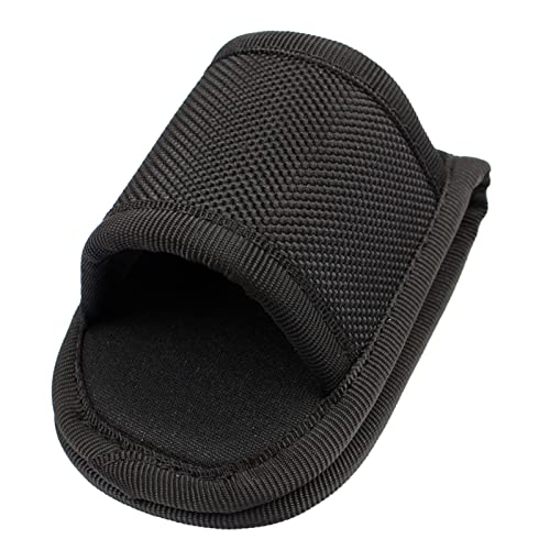 Nylon Flashlight Holder Pouch for D Cell Lights - Black