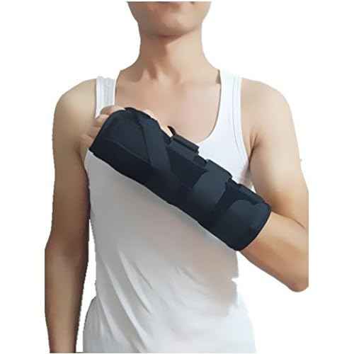Rousu Medi Forearm and Wrist Support Splint Brace Forearm Immobilizer Brace Wrist Splint (Right hand)