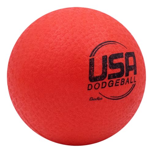 7 Inch No Sting Dodgeball - Soft Grip, Red - Single or 6-Pack