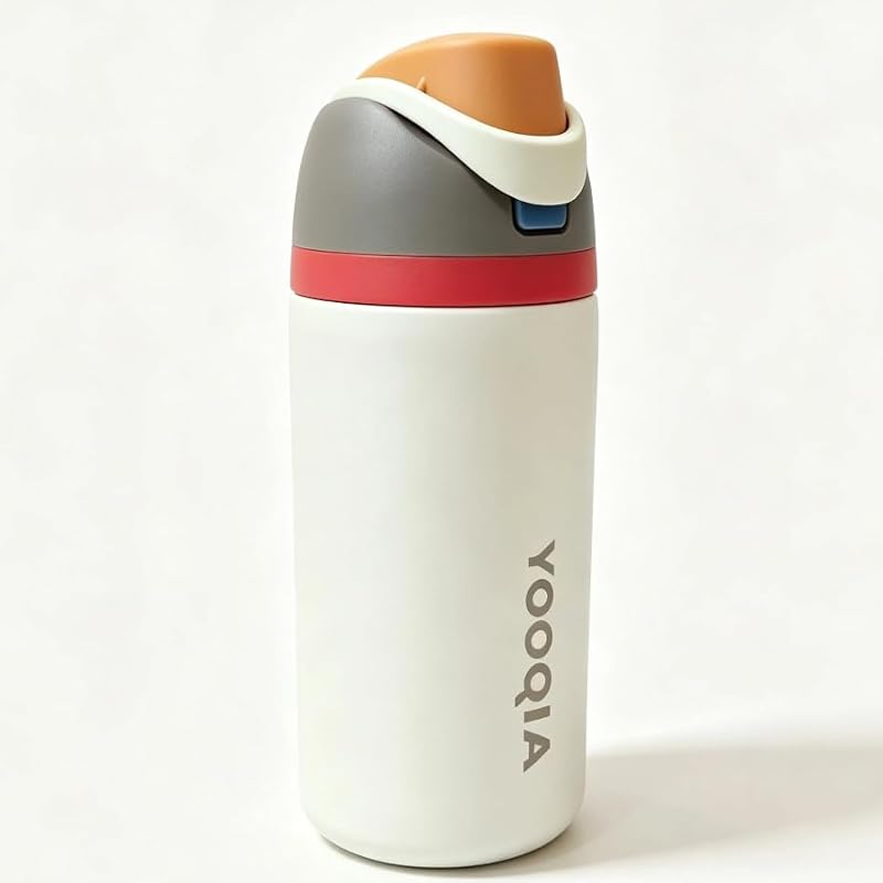 Kids Insulated Stainless Steel Water Bottle with Straw for Sports,