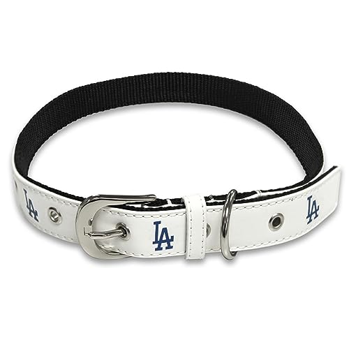 Premium Los Angeles Dodgers Dog Collar - Medium 16-20" Adjustable