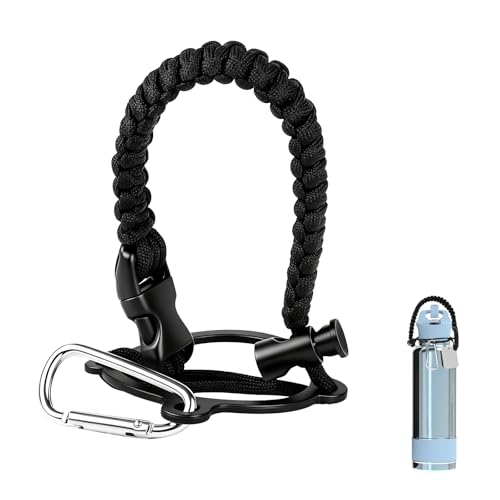 Paracord Water Bottle Handle with Carabiner - Durable & Lightweight