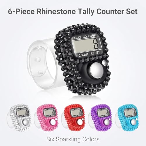 Digital Tally Counter with LCD Display - Silver Mini Clicker