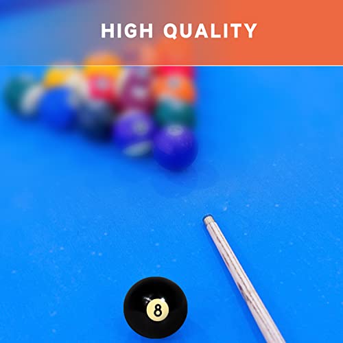 Replacement #8 Billiard Pool Ball - 2.25 Inch Black - 1-Pack