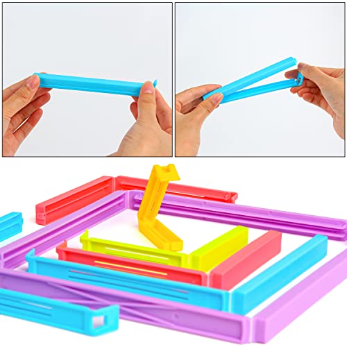 Plastic Sealing Clips for Food Bags - 27 Pack in Assorted Sizes