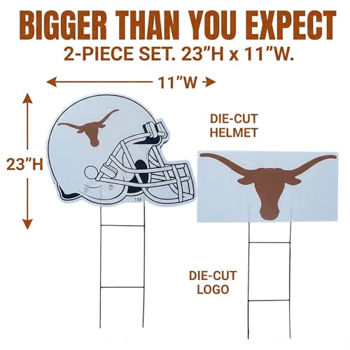 NCAA Yard Signs 2-Pack - Durable Team Spirit Decor