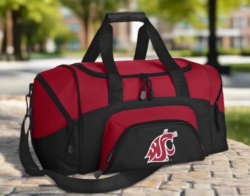 Small Washington State Gym Duffel Bag with Adjustable Strap