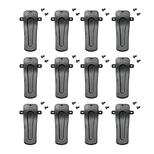 Belt Clips for Baofeng BF-888S H-777 Walkie Talkies 12-Pack