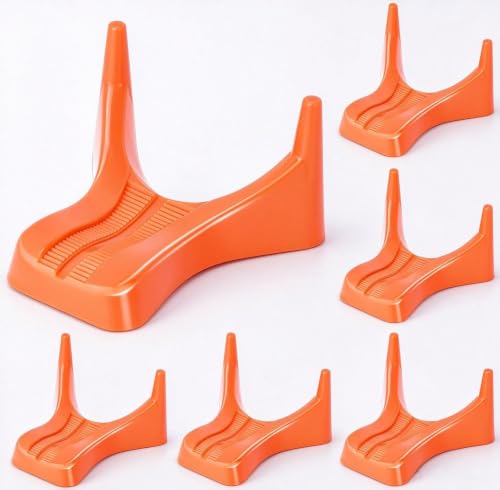 Football Kicking Tee Stand Set for Practice & Display - 6 Pcs