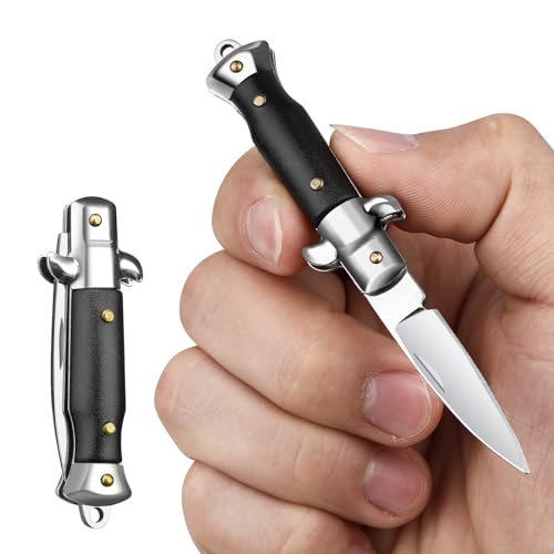 Small Pocket Knife - Black Utility Folding Knife for Everyday Use