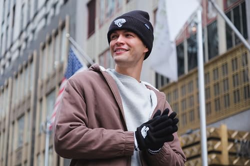 Cincinnati Bengals Winter Beanie Hat & Touch Screen Gloves - One Size