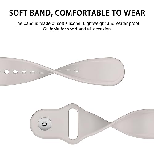Soft Silicone Sport Band for Fitness Trackers - Starlight