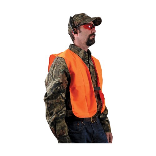 High-Visibility Blaze Orange Hunting Vest - Adult Medium 38-48 Inch