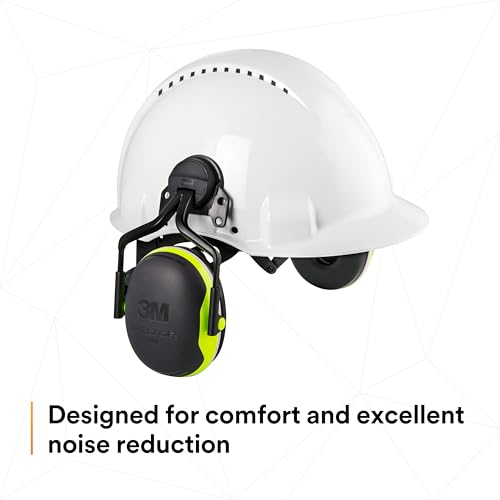 3M PELTOR Hearing Protection Earmuffs, X4 Series Noise Protection, Construction, Manufacturing, Assembly, Sanding