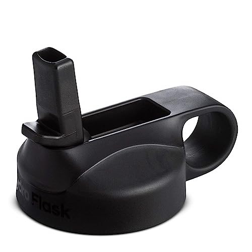 Hydro Flask Wide Mouth Straw Lid with Finger Loop – Compatible Water Bottle Accessory