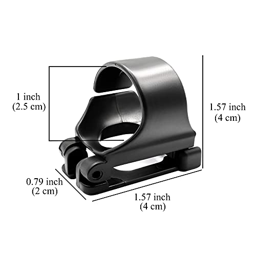 Universal Scuba Snorkel Keeper - 2 Pieces Plastic Mask Strap Retainer