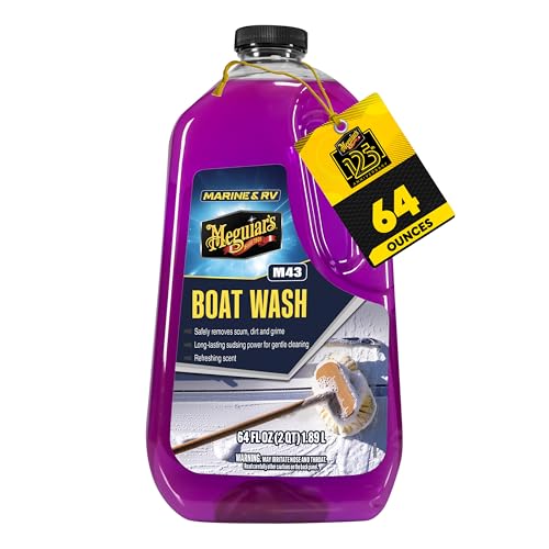 Boat Wash - pH-Balanced Cleaner for Fiberglass & Gel Coat, 64 Fl Oz