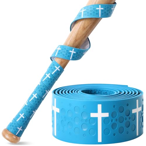 Cross Baseball Bat Grip Tape - Blue 1.75mm Precut Full Adhesive