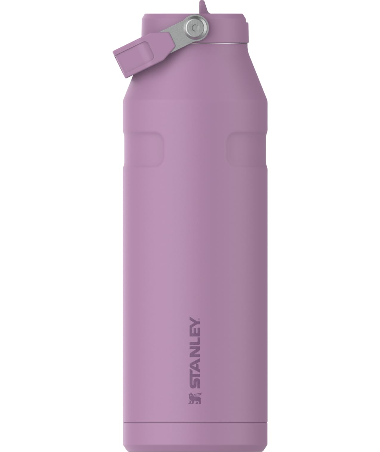 Stanley IceFlow Flip Straw 2.0 Water Bottle 50 oz | Built-In Straw with Larger Opening | Lightweight and Leak Resistant | Insulated Stainless Steel | BPA-Free | Lilac