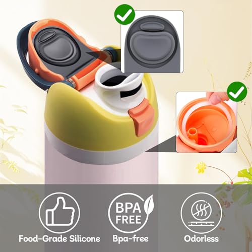 Replacement Seal Gasket Stoppers for Owala Freesip - 5 Grey Kit