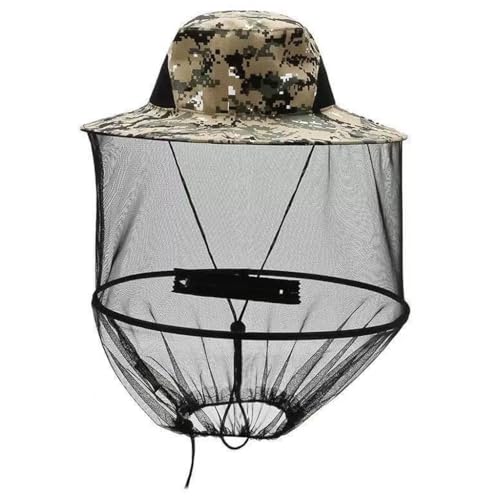 Adjustable Mosquito Net Hat - Lightweight Bug Protection for Outdoors