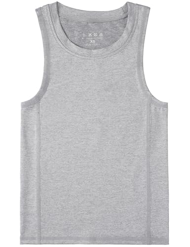 Boys Compression Tank Top - Quick Dry Athletic Base Layer Shirt