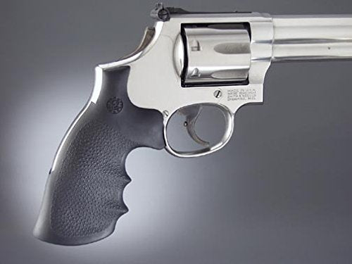 Hogue Smith Wesson S&W K or L Frame, Rubber Round Butt to Square Butt Revolver Grip - 19002
