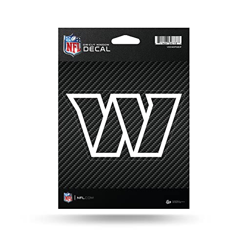 Washington Commanders Carbon Fiber Die Cut Decal - 5x7
