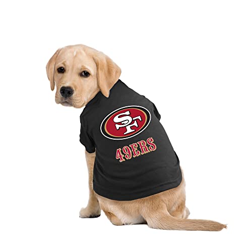 San Francisco 49ers Pet T-Shirt - Team Color, Small