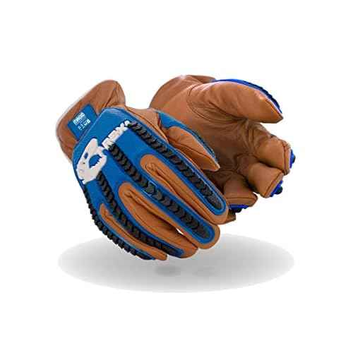 MAGID Thermal Work Gloves Leather, 1 Pairs, Size Men's (Fits Large) (TRX843W)