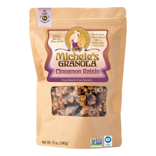 Cinnamon Raisin Granola - 12 oz Bag with Walnuts & Raisins