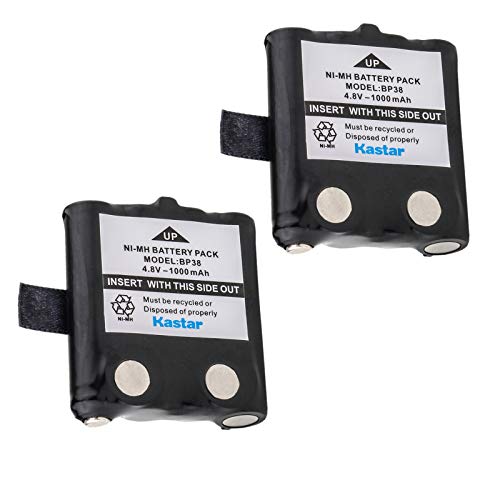 Replacement NiMH Battery Pack for Uniden GMR & VHF Radios - 2 Pack