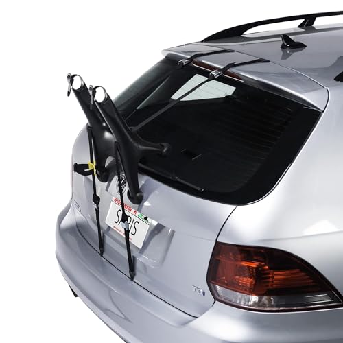 Lightweight Trunk Mount Bike Rack – 1-Bike Carrier for Cars & SUVs