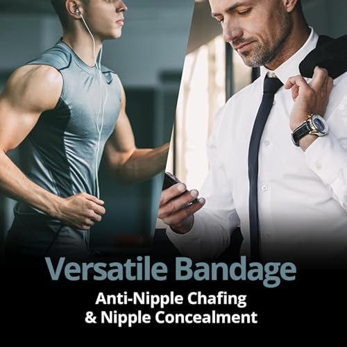 Nipple Covers for Men - 100 Pcs Anti-Chafing Sports Protectors
