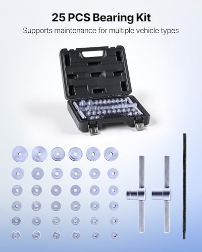 VEVOR XC2124 Bicycle Bearing Press Kit for Wheel & Hub Installation, 25pcs