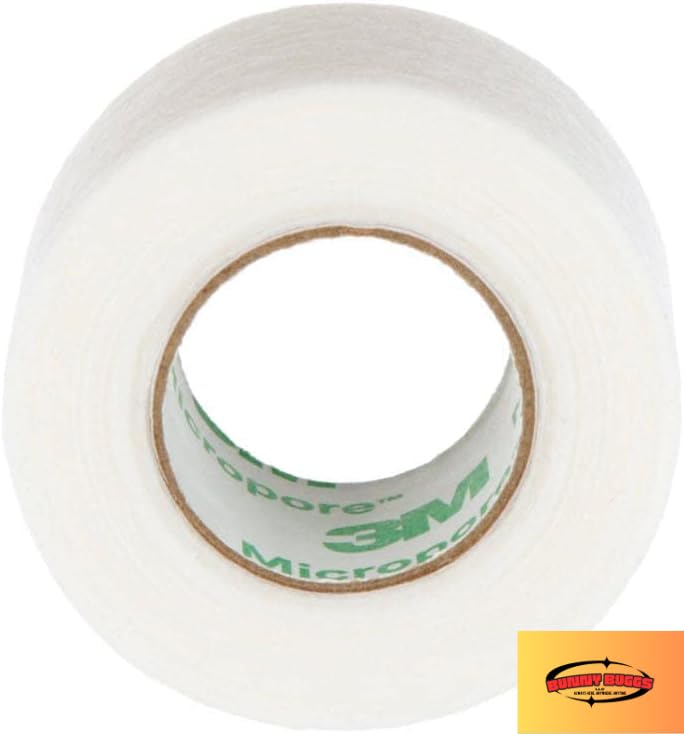 3M Micropore Medical Tape - Hypoallergenic, 1" x 10 Yards (4 Rolls)
