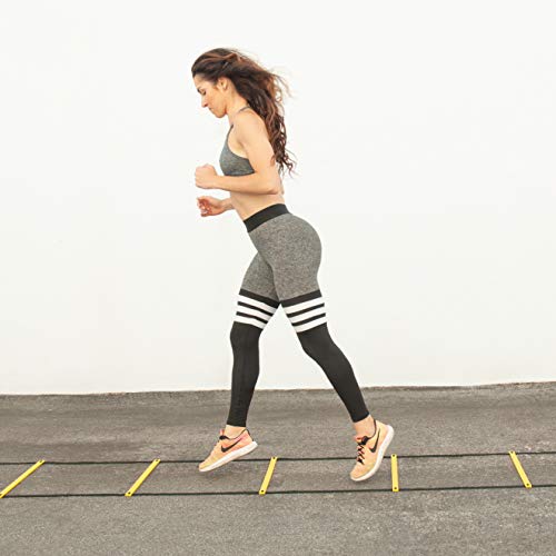 Speed Agility Ladder - 8 Rung for Training & Workouts with Carry Bag