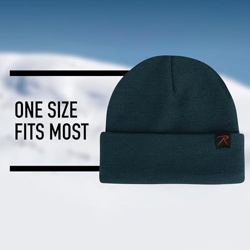 Rothco Deluxe Fine Knit Watch Cap - Navy Blue Beanie Hat