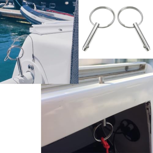 Bimini Top Quick Release Pins - 1.5 x 0.25 Inch - Pack of 4