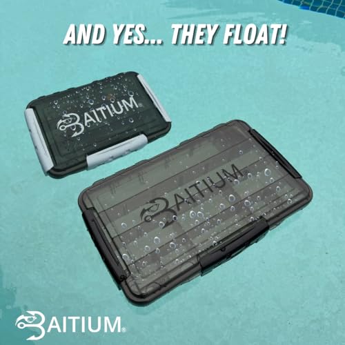 Baitium Waterproof XTRAseal 3600 Tackle Box Organizer with Dividers - Fishing Gear Storage