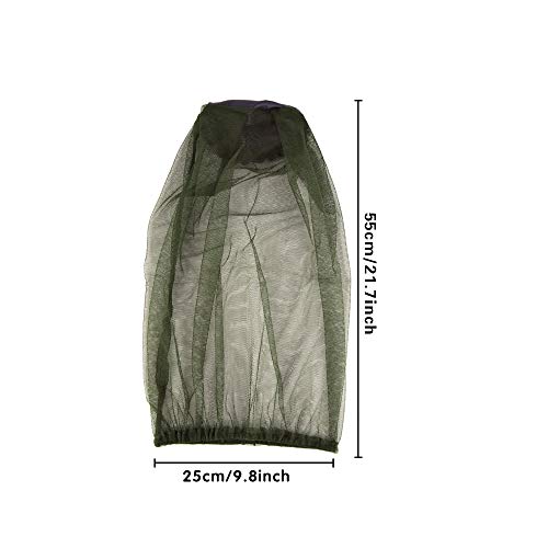 3-Piece Mosquito Head Net Set - Fine Mesh Bug Protection