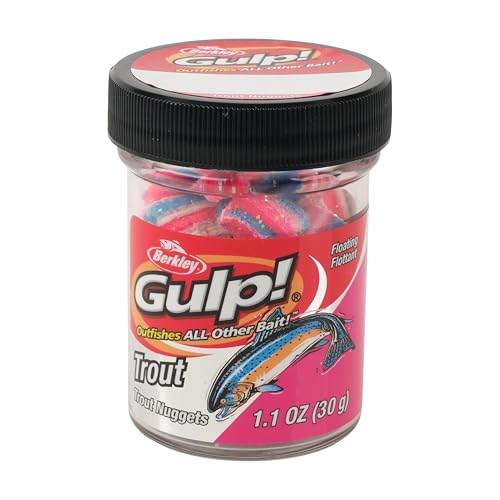 Trout Nuggets Dough Bait - Bomb Pop Color, Scented Soft Bait